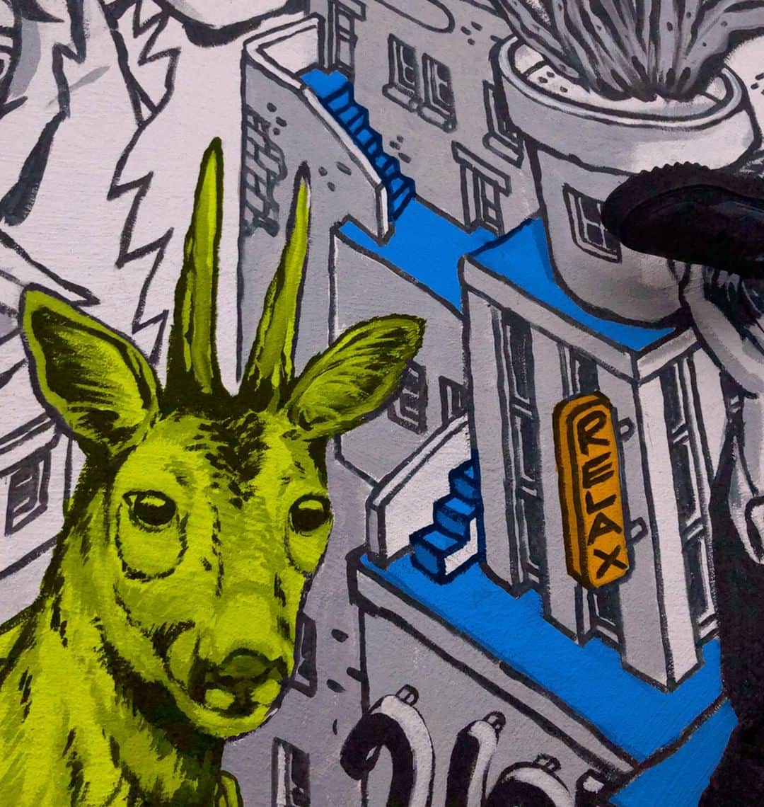 のインスタグラム：「#INSPIRATIONMOOD . #brunobordese #graffiti #berlin  #logobb #key #green #blue #white #picoftheday #city #dream #nigthmare #art #design #shoes #berlin #shoesoftheday #shoesaddict #footwear #streetart #streetwear #instashoes #transformation」