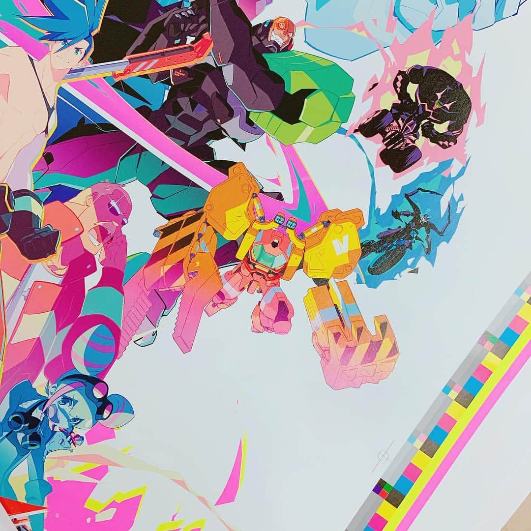 コヤマシゲトのインスタグラム：「CP.  #PROMARE #プロメア」
