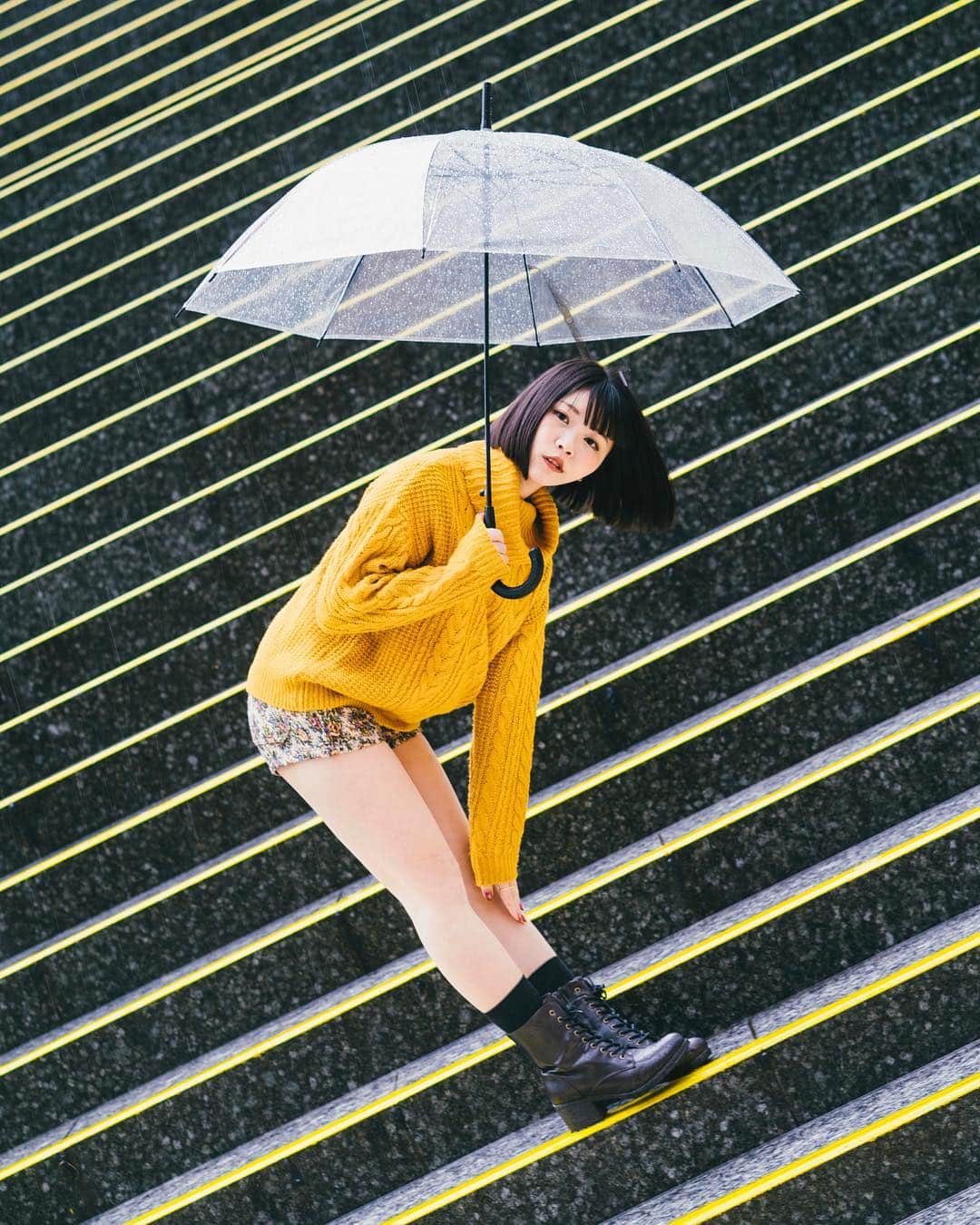 kenta_soyoungさんのインスタグラム写真 - (kenta_soyoungInstagram)「☂️ . . . . . 寒い雨だね . . . model: @miki_shirahase」3月30日 21時27分 - kenta_soyoung