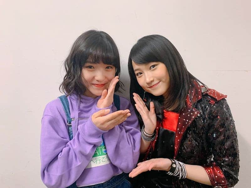 鞘師里保のインスタグラム：「Anyway, Momohime is so cute --; #sayashiriho  #kiyonomomohime #beyooooonds」