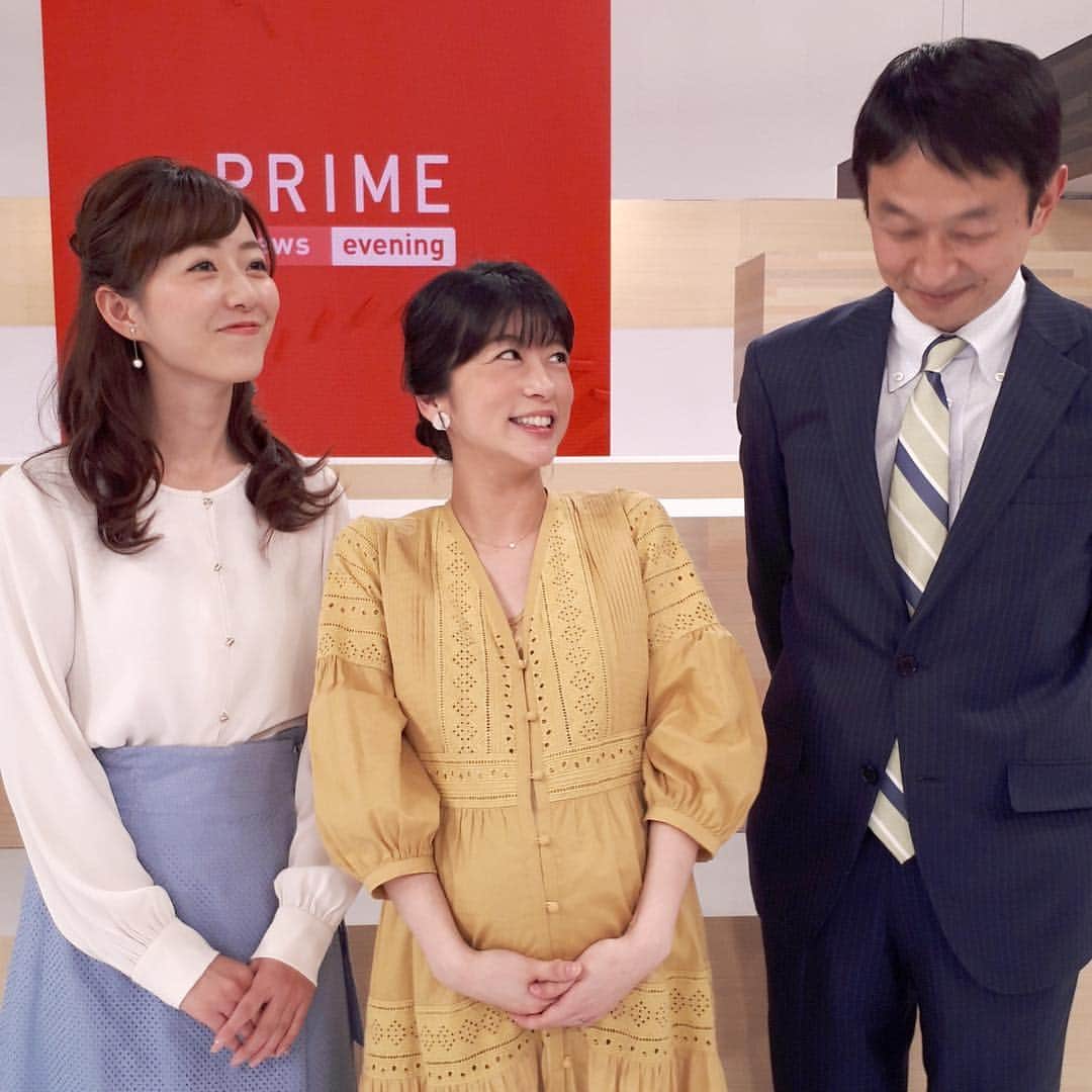 フジテレビ「プライムニュース イブニング」さんのインスタグラム写真 - (フジテレビ「プライムニュース イブニング」Instagram)「2週間ぶりに スタジオ出演の内田アナ。﻿ そして、この3人でお伝えするのもあと1日😔。﻿ きょうは3人の微笑ましい写真をたっぷりと😊😊。﻿ ﻿ #微笑ましい﻿ #笑顔﻿ #いい写真﻿ #連写﻿ #３月が終わる﻿ ﻿ #生野陽子﻿ ワンピース #beatrice @beatrice_fsf﻿ #野島卓﻿ ネクタイ #フェアファックス @fairfaxtokyo﻿ #内田嶺衣奈 @reina.uchida﻿ トップス スカート #epocatheshop @epocatheshop_offcial﻿ ﻿ #プライムニュースイブニング﻿ #島田彩夏 #倉田大誠 #反町理 #木村拓也 #海老原優香 #小澤陽子 #上中勇樹 #今湊敬樹 #酒井千佳﻿ #フジテレビ #アナウンサー」3月30日 21時50分 - livenews_it
