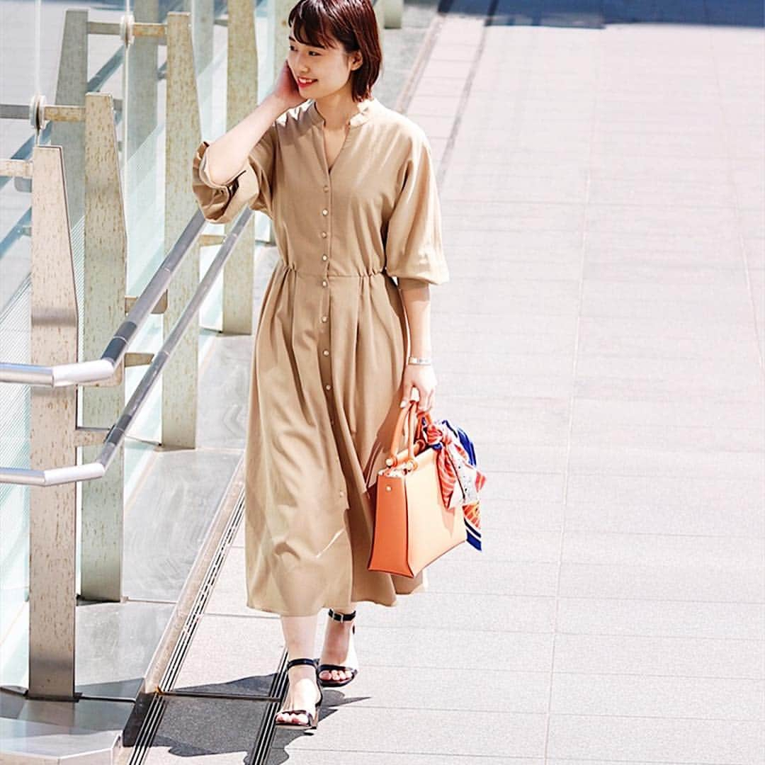 IENAさんのインスタグラム写真 - (IENAInstagram)「👗﻿ new﻿﻿﻿﻿ one-piece﻿ variation﻿﻿﻿﻿ ﻿﻿﻿﻿ ﻿﻿﻿﻿ ﻿﻿﻿﻿﻿ 一枚で簡単にコーデが完成するワンピース。﻿ それでいて「好感度アップ」+「夏まで使える」優秀ワンピ﻿ ﻿﻿﻿﻿﻿ ﻿﻿﻿﻿﻿ ☑︎ マルチストライプランダムフレアワンピース﻿ ☑︎ ﻿ストライプフラワースキッパーシャツワンピース﻿ ☑︎ レトロデシンフラワーワンピース﻿ ☑︎ スキッパー袖ボリューム ワンピース﻿ ☑︎ NE QUITTEZ PAS×IENAシャツワンピース﻿ ☑︎ ﻿タイプライターステッチワンピース﻿ ☑︎ IENA LA BOUCLE フラワープリントワンピース﻿ ﻿ ﻿ ﻿﻿ #iena_19ss﻿﻿﻿﻿ ﻿﻿﻿ #iena #iena_la_boucle #iena_nouveaumoi﻿」3月30日 22時00分 - iena_jp