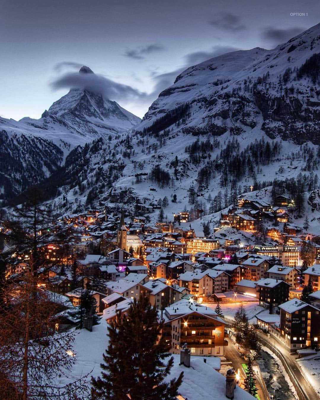 CANON USAさんのインスタグラム写真 - (CANON USAInstagram)「"Nightfall over Zermatt. I'm thrilled to be partnering with @canonusa this year to capture some of my best travel moments. - Over the next few months, I'll be stretching myself by showcasing different challenges using the EOS Rebel T7i while hopefully encouraging you to push your creativity and try new techniques like night photography! Anyone else #teamcanon?" - Wendy, @nomadicfare  Camera: Canon EOS Rebel T7i Lens: EF 14mm f/2.8L II USM  Aperture: f/11 ISO: 200 Shutter Speed: 20 sec」3月30日 22時07分 - canonusa