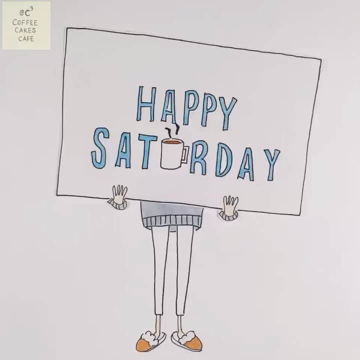 のインスタグラム：「Yay it’s Saturday!! Enjoy the weekend everyone!! 😄 . . . . . . . . #animation #calledtobecreative #showyourwork #creativityfound #stopmotion #stopmotionanimation #stopmotionvideo #picame #coffeecakescafe #animatedgif #artofdrawingg #art_we_inspire #coffeelovers #butfirstcoffee #coffee_inst #coffeeart #igerscoffee #coffeesesh #coffeeroaster #barista #animatedillustration #caffeinecouture #creativecontent #coffeetime #visualart #penandink #womenwhodraw #createtoinspire」