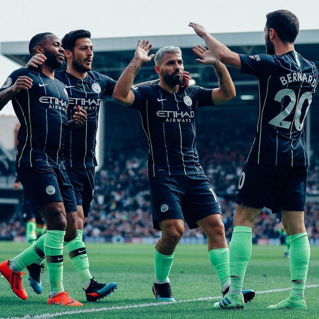 マンチェスター・シティFCさんのインスタグラム写真 - (マンチェスター・シティFCInstagram)「Prolific ⚽️🔫 #mancity #fulmci」3月30日 22時18分 - mancity