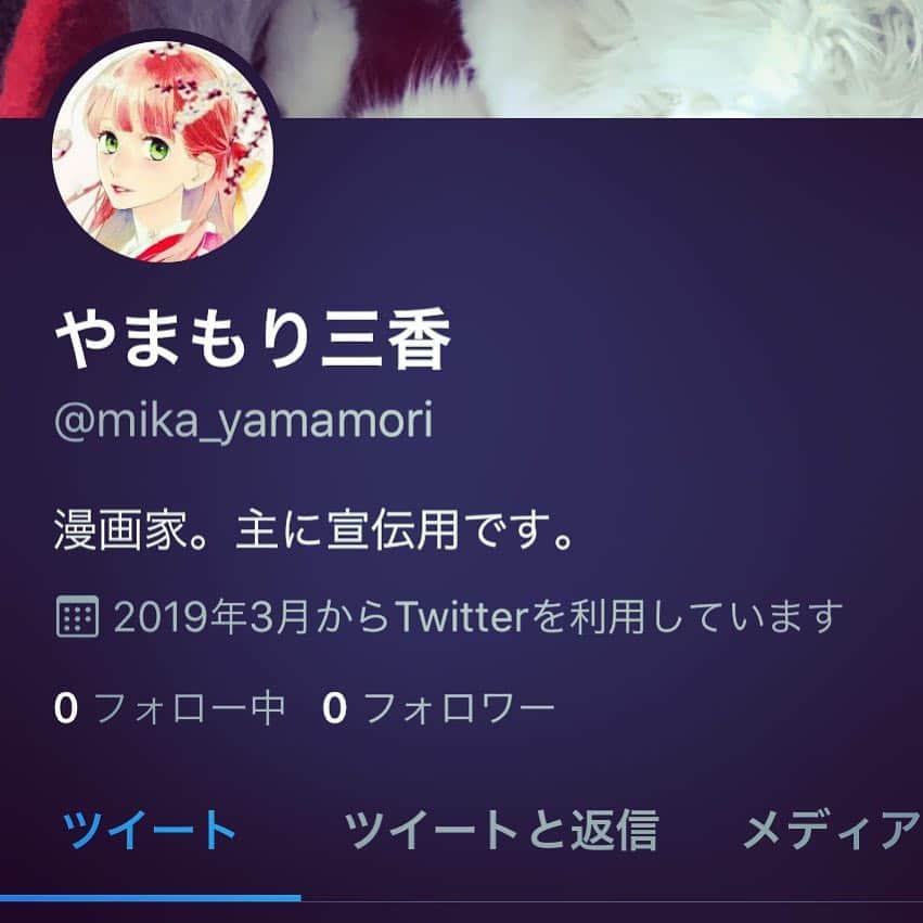 やまもり三香さんのインスタグラム写真 - (やまもり三香Instagram)「宣伝用にTwitter再開設しました。 猫画像ばかりですが本物です。 よろしければTwitterの方もよろしくお願いいたします。」3月30日 23時20分 - mikayamamori