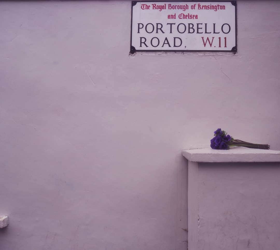 のインスタグラム：「The pretty purple hues of Portobello Road call to mind images of our nostalgic Violet Ida fragrance... 📸@blackrabbitlondon」