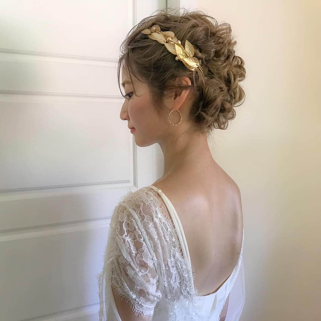 河原洋美さんのインスタグラム写真 - (河原洋美Instagram)「👩🏻‍🦰👩🏻‍🦰👩🏻‍🦰✨💓 #hairmake #hiromihair #wedding」3月31日 0時19分 - cyorobinthkey
