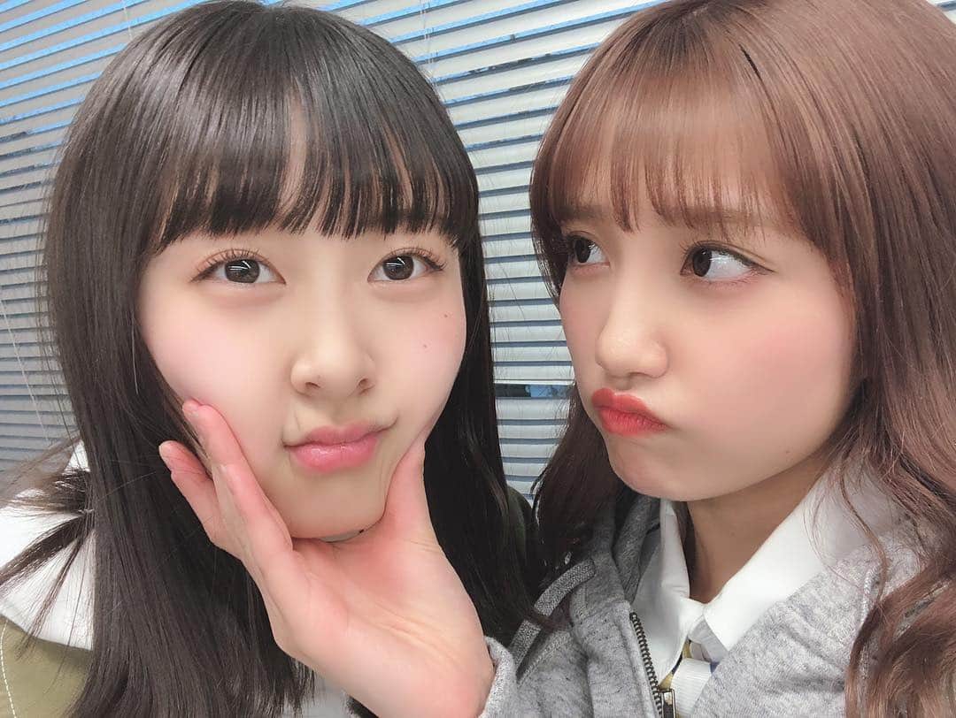 松岡はなのインスタグラム：「れなっちさん🌷 会える時はいつも久しぶりになってしまうから会うとと〜〜っても嬉しくなります。 優しくて可愛すぎる先輩です☺︎ #今日って日曜日だったんだね」