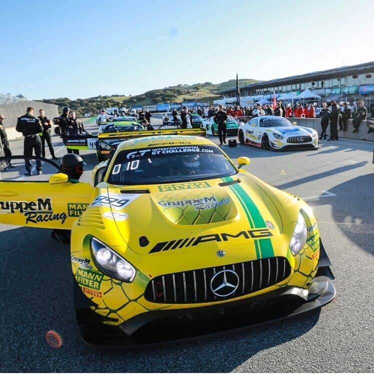 Mercedes AMGさんのインスタグラム写真 - (Mercedes AMGInstagram)「Successful second round of the @intercontinentalgtchallenge ! Mercedes-AMG Team @gruppem_racing finished with their Mercedes-AMG GT3s #999 and #888 on P2 and on P6. #43 #AMGGT3 of @strakkaracing on P10. Mercedes-AMG holds the lead in the manufacturers’ championship.  #MercedesAMGMotorsport #AMGGT3 #Mercedes #AMG #IntGTC #WeatherTechRaceway #Cal8H #lagunaseca #motorsport #DrivingPerformance」3月31日 10時44分 - mercedesamg