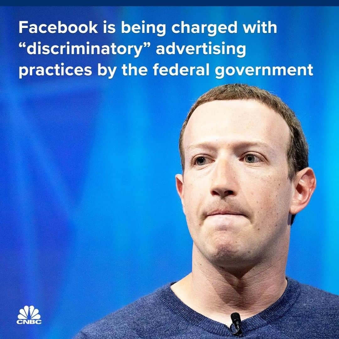 CNBCさんのインスタグラム写真 - (CNBCInstagram)「Last week, Facebook settled a lawsuit with the ACLU over the social media company’s advertising policies and overhauled its systems as a result.⁣ ⁣ But now, the Trump administration is charging Facebook with "discrimination" in its advertising practices for housing. The Department of Housing and Urban Development is seeking damages for any person who was harmed by Facebook's advertising policies.⁣ ⁣ Until recently, Facebook's policies allowed employers and landlords to limit their audiences on the basis of race, ethnicity or gender.⁣ ⁣ You can read more on the charges, at the link in bio.⁣ ⁣ *⁣ *⁣ *⁣ *⁣ *⁣ *⁣ ⁣ #Trump #TrumpAdministration #HUD #Facebook #SocialMedia #Discrimination #Ads #Advertising #Housing #Home #Bias #GenderBias #RacialBias #SherylSandberg #MarkZuckerberg #News #CNBC」3月31日 11時04分 - cnbc