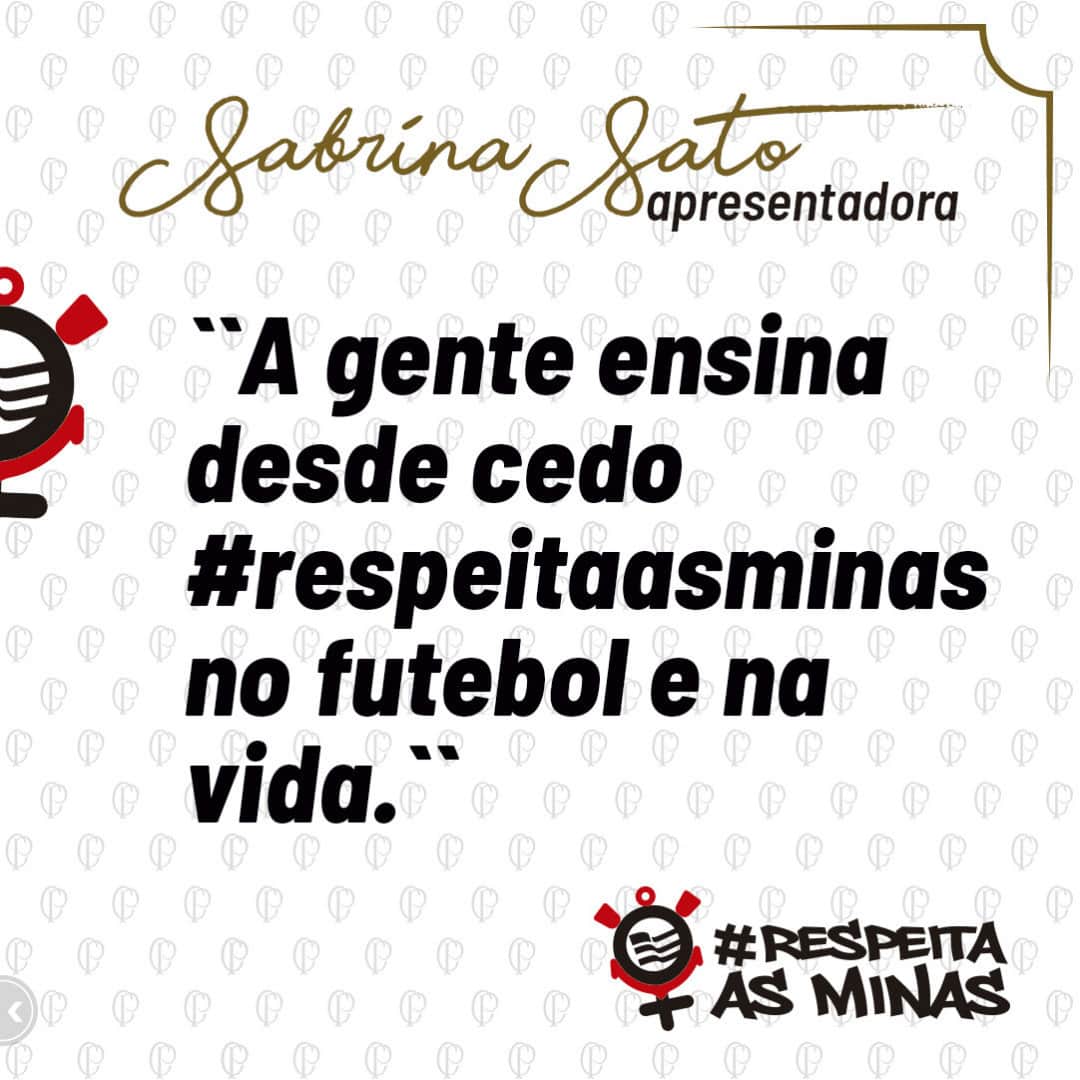 コリンチャンスさんのインスタグラム写真 - (コリンチャンスInstagram)「Corinthiana, rainha do carnaval, apresentadora, mãe, modelo e empresária. @sabrinasato é a prova viva de que lugar de mulher É ONDE ELA QUISER!  #RespeitaAsMinas」3月31日 11時00分 - corinthians