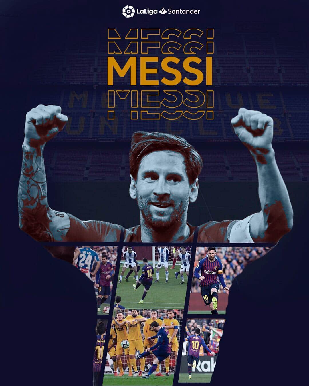 LFPさんのインスタグラム写真 - (LFPInstagram)「⚽️ Mr FreeKick ⚽️ . #LaLiga #LaLigaSantander #Barça #Messi #Football #Goals #Freekick」3月31日 11時14分 - laliga