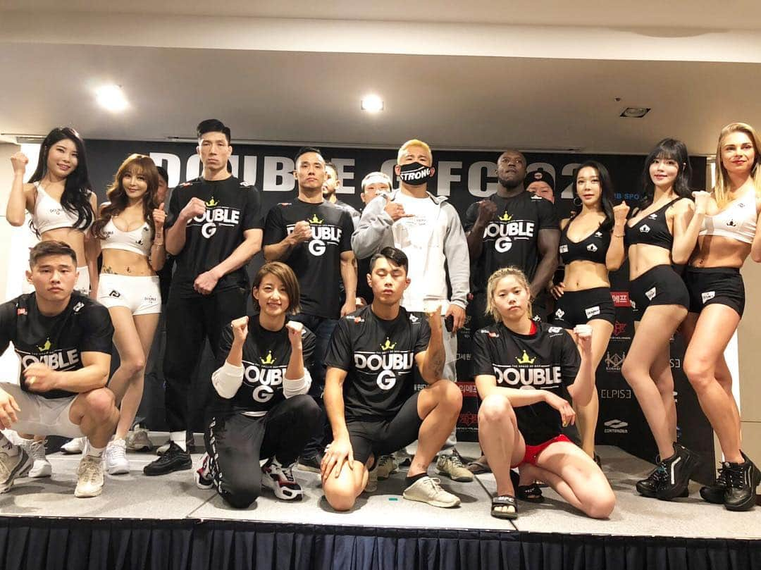 杉山しずかさんのインスタグラム写真 - (杉山しずかInstagram)「DOUBLE G #감사합니다 #korea #mma #doubleg」3月31日 2時21分 - shizukasugiyama0211