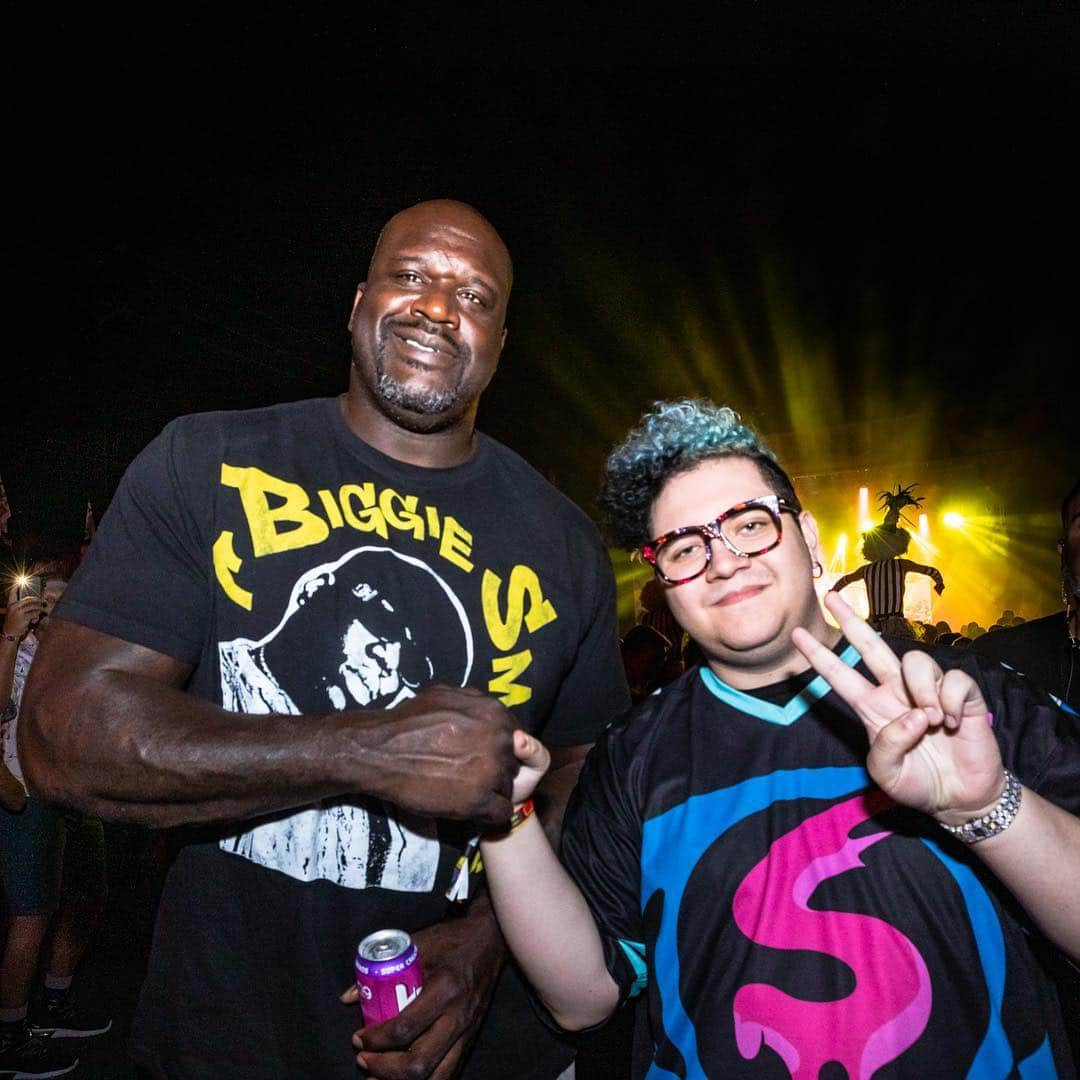 スラッシーさんのインスタグラム写真 - (スラッシーInstagram)「Thank you @shaq for inviting me to come play at the party of the year 🕺🏼」3月31日 3時26分 - slushii