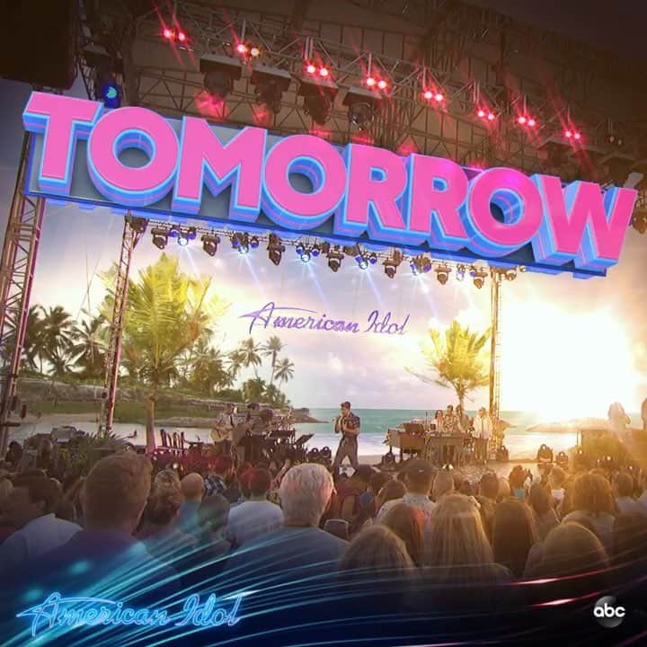 アメリカン・ブロードキャスティング・カンパニーのインスタグラム：「Beach, please! 🏖 We can't WAIT for @americanidol tomorrow @disneyaulani. #AmericanIdol #DisneyAulani」