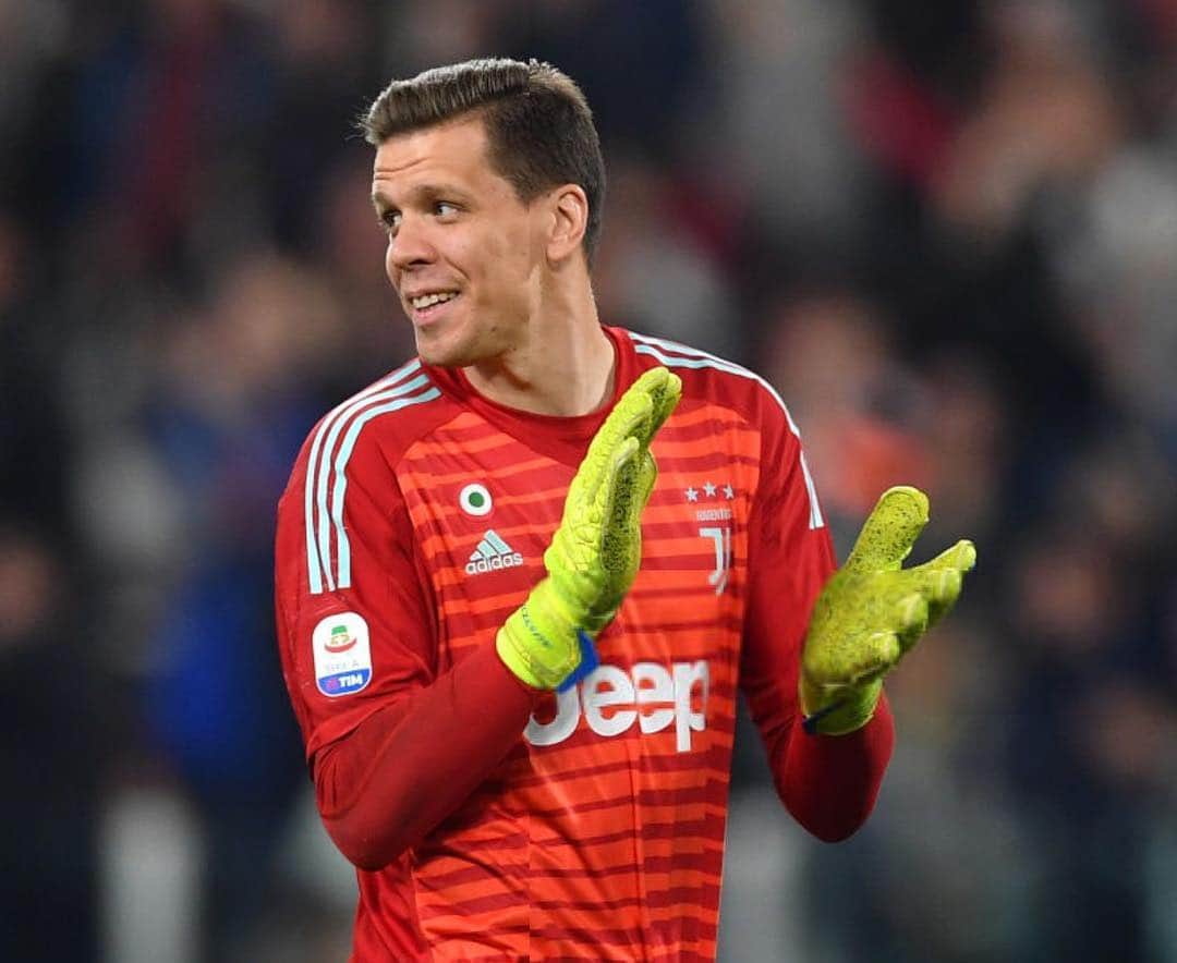 ヴォイチェフ・シュチェスニーのインスタグラム：「Back to Serie A with a win! Bravi ragazzi 👏😁 #ForzaJuve #JuveEmpoli #Szczesny」
