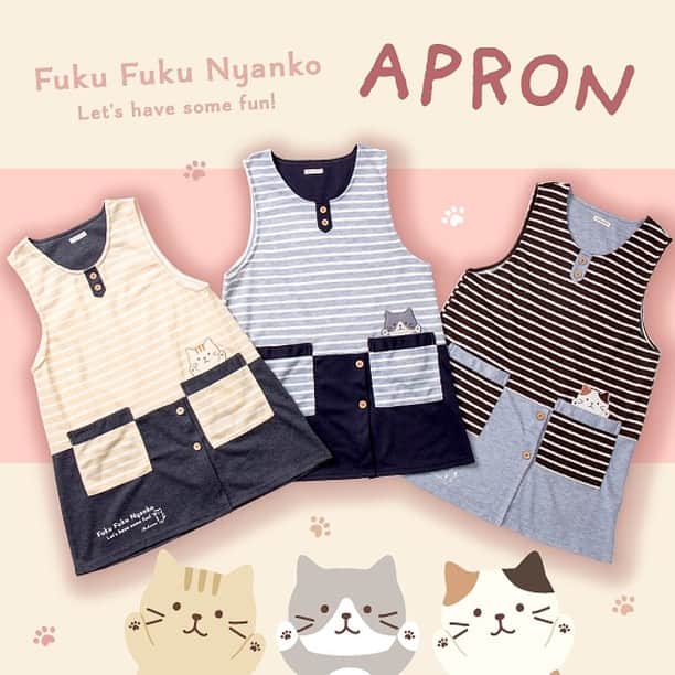 HAPiNSさんのインスタグラム写真 - (HAPiNSInstagram)「Fuku Fuku Nyankoのエプロンが入荷しています♪ 頭からすぽっと着れるので 着脱しやすく、前にはスリットも入っているので 動きやすいです✨😄 ポケットからひょっこりにゃんこが顔をだした かわいいエプロンです♪😸 - ■Fuku Fuku Nyankoニットエプロン ¥1,800+税 - #HAPiNS #ハピンズ #ハピンズ公式 #ハピンズオリジナル #ギフト雑貨のハピンズ #PASSPORT #passport #パスポート #パスポート公式 #雑貨 #雑貨屋 #パスポートオリジナル #プチプラ #fukufukunyanko #ふくふくにゃんこ #エプロン ※一部店舗にてお取扱いが無い場合がございます。御了承下さいませ。」3月31日 7時42分 - hapins_official