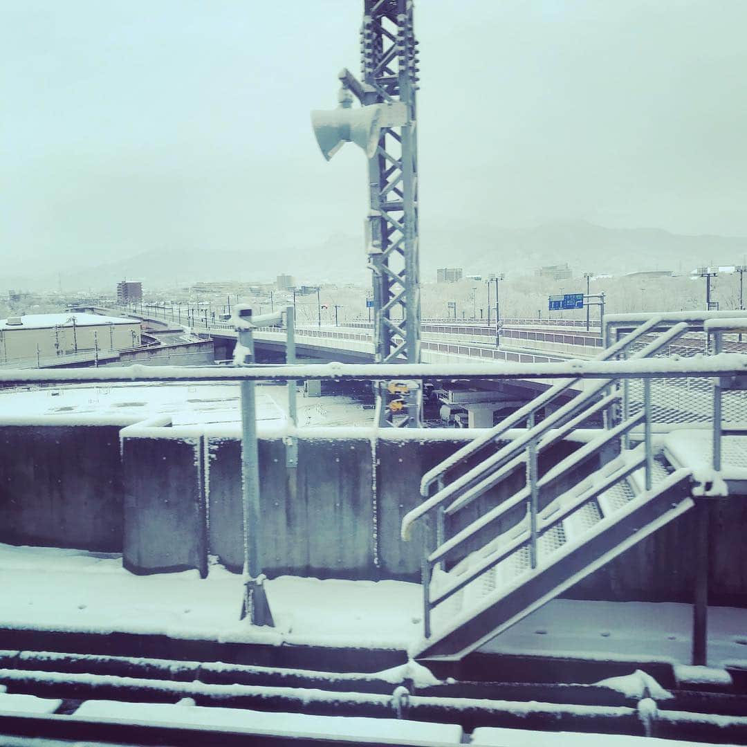 魔女菅原さんのインスタグラム写真 - (魔女菅原Instagram)「どっちを向いても雪！ どこまで行っても雪だ☃️。♪ 思わず歌っちゃいました（笑）。」3月31日 7時46分 - hatsuyosugawara