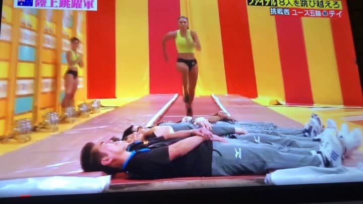 テイレイハ・クラークのインスタグラム：「I do my own stunts  #longjump #triplejump #taiikukaitv」