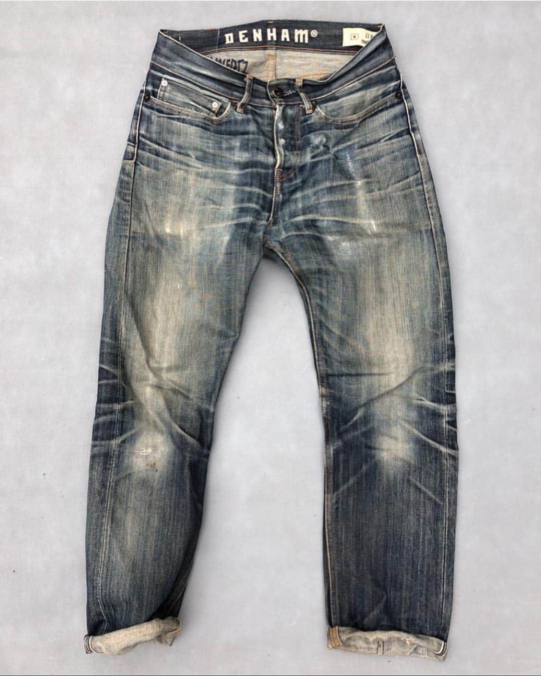 のインスタグラム：「From the archive....”Selvedge Sunday”  #selvedge #selvedgesunday #selvedgedenim #japanesedenim #denim #jeans #indigo #denham #jasondenham #denhamthejeanmaker #thetruthisinthedetails」