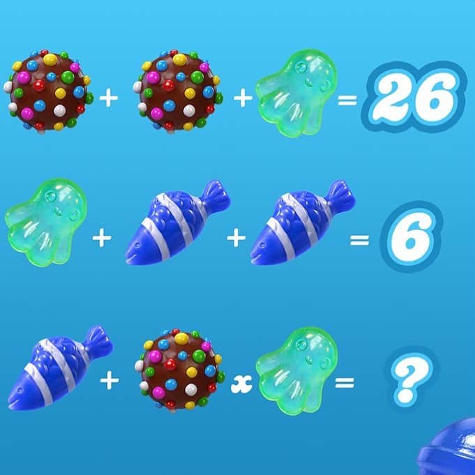 Candy Crushさんのインスタグラム写真 - (Candy CrushInstagram)「Sums made Sweeter! 🍬Can you work out the answer?! Comment below 🍬#CandyCrushFriends」3月31日 20時15分 - candycrushsaga