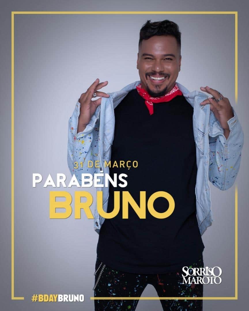 Sorriso Marotoのインスタグラム：「Olha quem tá completando mais um ano de vida hoje, genteeee! Parabéns, Brunão! 😃 O aniversário é seu, mas somos nós que agradecemos a Deus pela sua vida, pela sua saúde e pela oportunidade de conviver diariamente com um ser humano do bem como você. Tudo de melhor nessa vida sempre. Te amamos! ❤ PS.: Deixa seu recado pra ele aqui também! 😉 #BdayBruno #ParabénsBruno #NiverDoBruno 🎂👏🏽🙌🏽 @bcbrunocardoso」