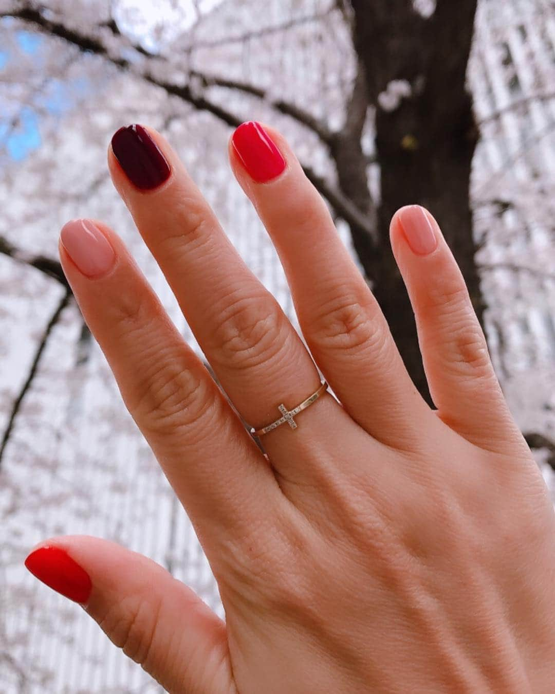 宮里藍さんのインスタグラム写真 - (宮里藍Instagram)「#springnails #cherryblossom #🌸」3月31日 13時34分 - ai_miyazato