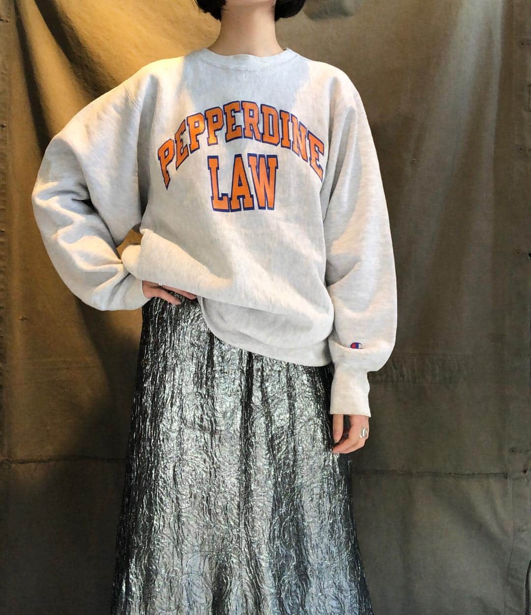 のインスタグラム：「style model 162㎝」