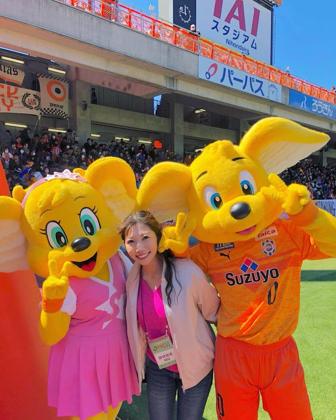 黒田菜月さんのインスタグラム写真 - (黒田菜月Instagram)「きょうこそ勝利🌸⚽️ #清水エスパルス #Jリーグ #アイスタ日本平 #サッカー #静岡」3月31日 14時09分 - nyaaatsuki_krd