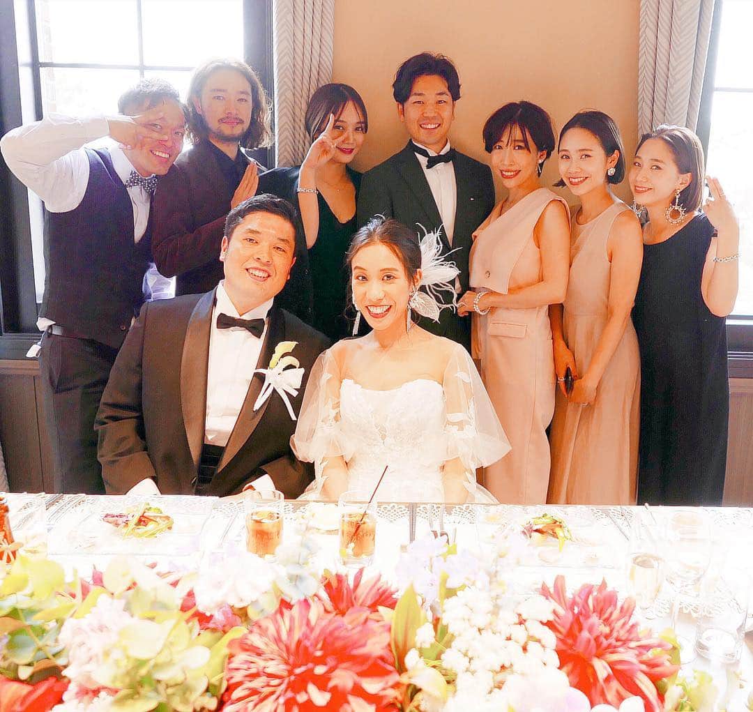 のインスタグラム：「・ いつもの大家族で おめでとう 💑㊗️🎂！ 5家族(ゆっくんお仕事で欠席) 🥺」
