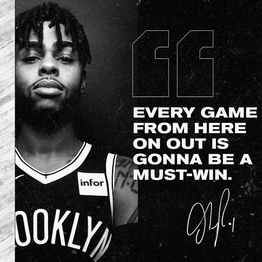 Brooklyn Netsさんのインスタグラム写真 - (Brooklyn NetsInstagram)「Good to be home ⏪ #WeGoHard」3月31日 14時45分 - brooklynnets