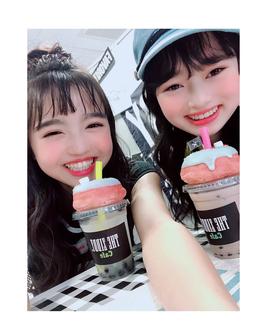 ニコ☆プチさんのインスタグラム写真 - (ニコ☆プチInstagram)「. 2部コーデ💋💋 . . どーなつ×たぴおか🤤♡♡ . . #ジディー  #ziddy  @cocoha_abe  @ziddy_official  #阿部ここは  #高比良由菜  #たくさん来てくれてありがとう」3月31日 14時51分 - nicopuchi_official