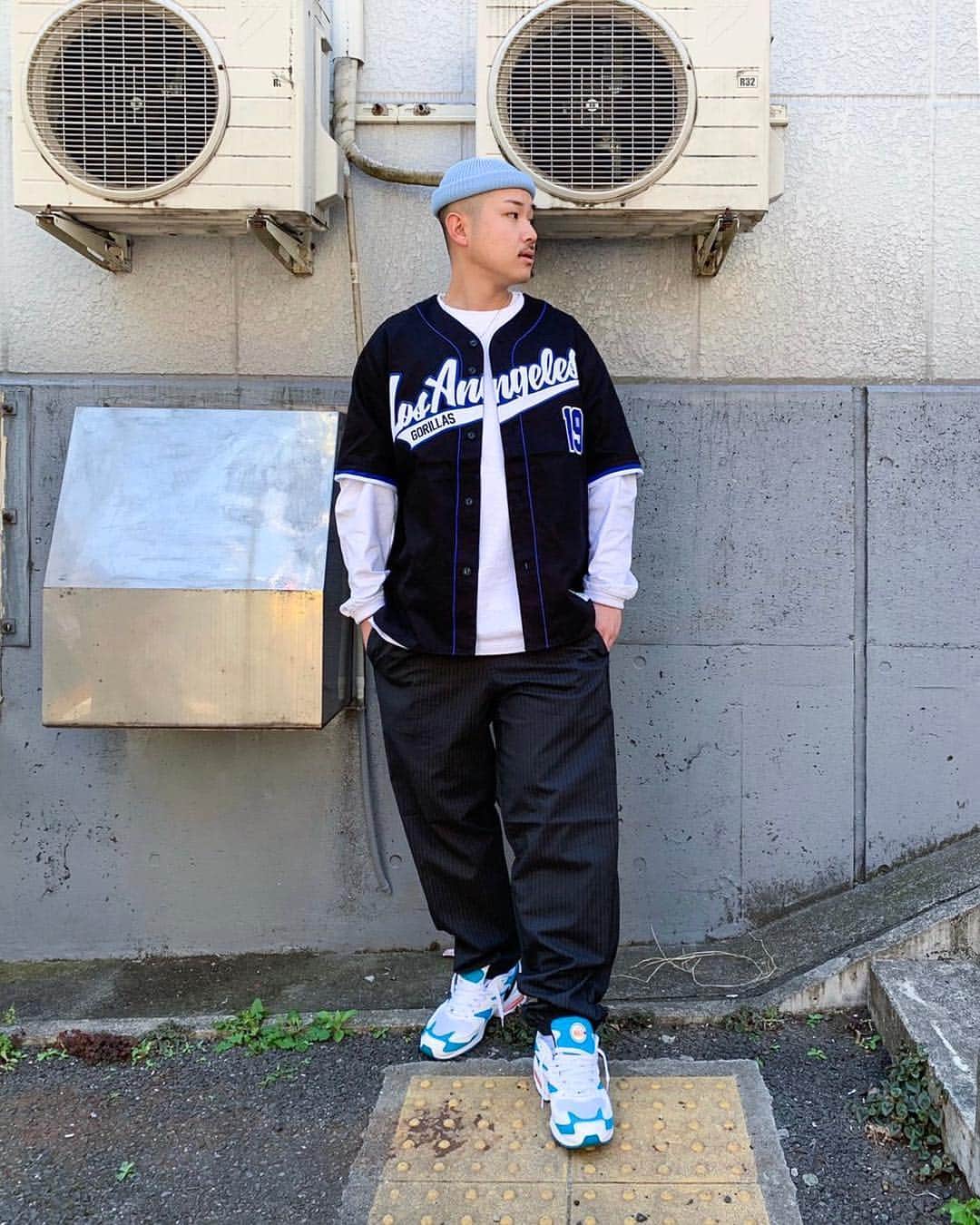 のインスタグラム：「STYLE @___meet_____  BASEBALL SHIRT ¥15,000＋TAX --- @xlargejp  #xlarge #xlargejp #xlarge_snap #xlharajuku #vatokyo」