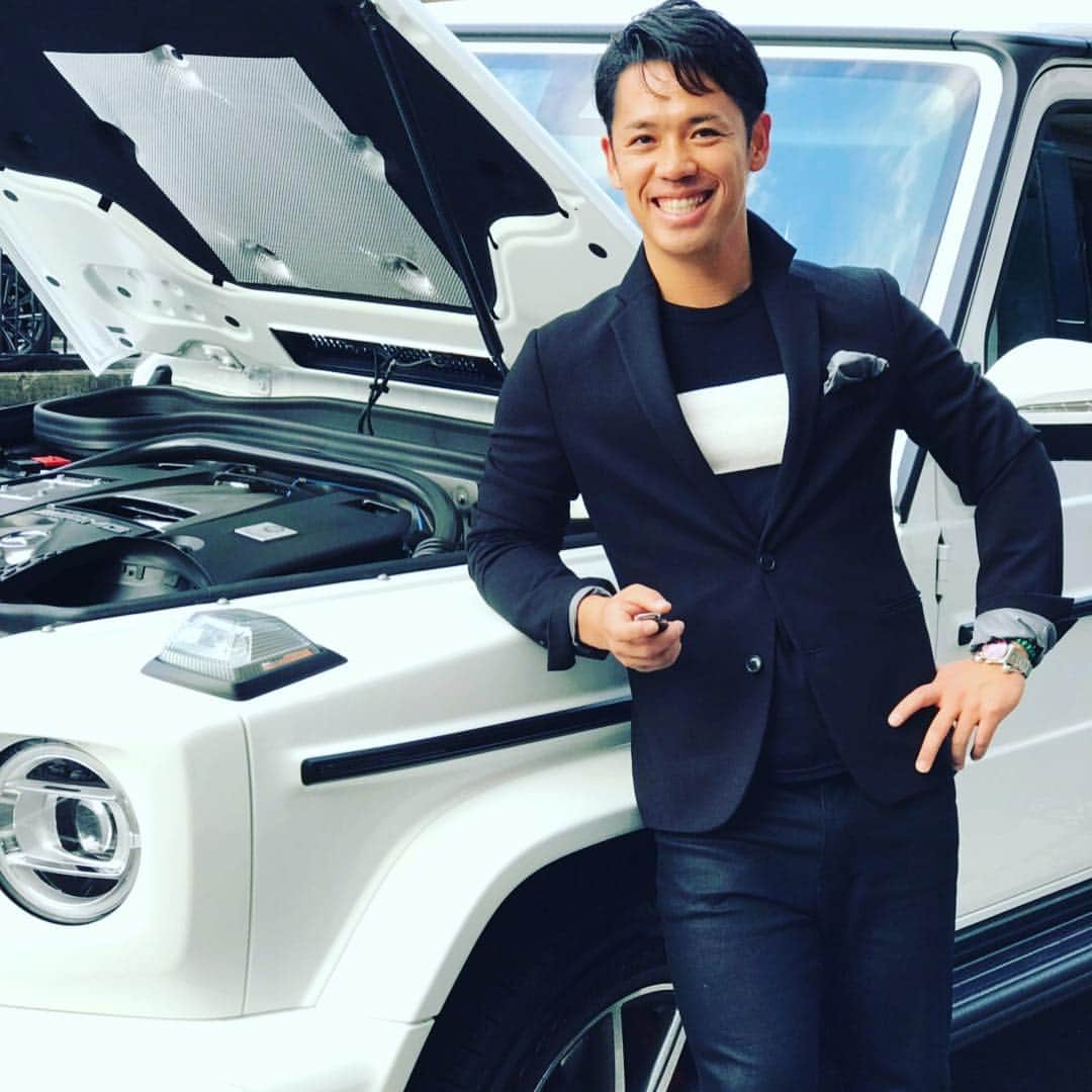 のインスタグラム：「Kai SchnelさんがつくられたAMGエンジンのパワーは本物です。 頑丈でセイフティ尚且つスムーズで力強い走りはとても魅力的です。 この巡り合わせに感謝です。  自分も本物を目指して日々鍛錬を重ねていきます。 ＃車＃仲間#たのしい時間 ＃感謝」