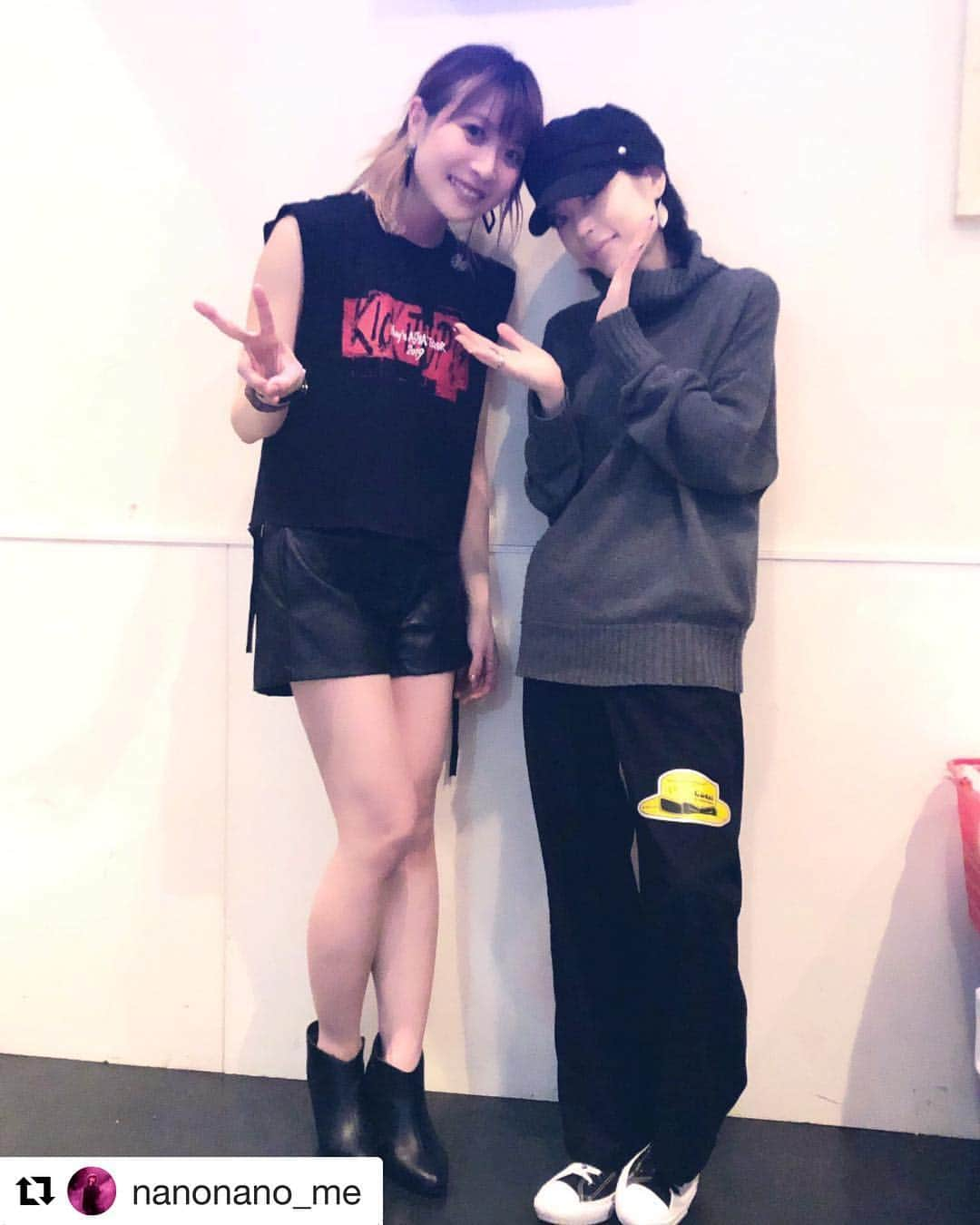 May’nさんのインスタグラム写真 - (May’nInstagram)「Love you, nano-san🥰🥰🥰 #Repost @nanonano_me with @get_repost ・・・ Went to see May’n’s LIVE today. It just so happens to be at the venue where I held my first ever show. What a great performance from May’n. Kick it up and rock on!! #kickitup」3月31日 16時20分 - mayn1021