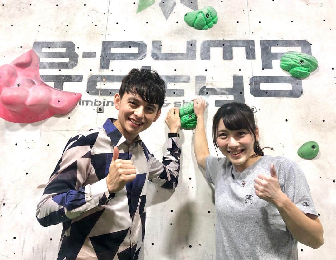 大田理裟のインスタグラム：「NHK WORLD-JAPANの JAPAN SPORTSCOPEでハリー杉山さんと🥺💫✨ 撮影の合間も話しかけてくださったり、とっても優しい方でした☺️ 番組の動画を見れるのでストーリーからとんでみてください🥰🎀」