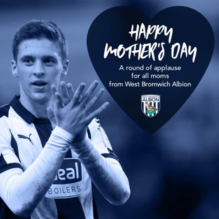 ウェスト・ブロムウィッチ・アルビオンFCさんのインスタグラム写真 - (ウェスト・ブロムウィッチ・アルビオンFCInstagram)「Happy Mother’s Day! 💙 . #MothersDay #WBA」3月31日 17時33分 - wba