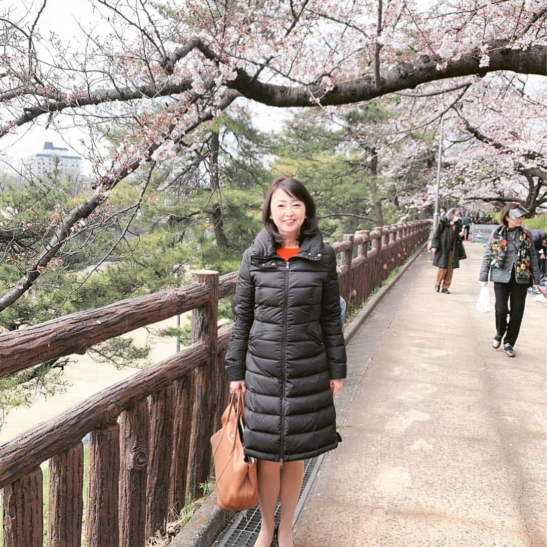 牛窪万里子さんのインスタグラム写真 - (牛窪万里子Instagram)「今日は紀尾井ホールにて開催された友人の演奏会へ。帰り道、四ツ谷駅まで続く桜並木を散歩しました。桜は7分咲きくらいかな？まだまだ楽しめますね！！明日は寒波が来るそうなので、ダウンは手放せないです。 #桜 #花見 #桜並木 #紀尾井ホール #寒暖の差が激しい  #sakura @moncler」3月31日 17時55分 - mariko_ushikubo