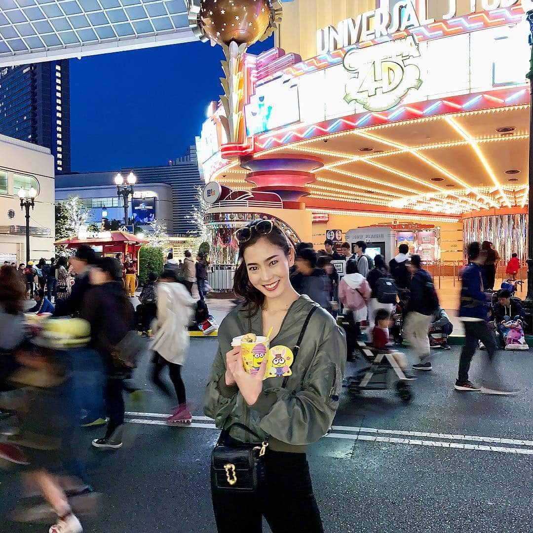 竹下智穂さんのインスタグラム写真 - (竹下智穂Instagram)「久しぶりのユニバー🧡💛🧡 . . #osaka#usj#ユニバ#ユニバーサルスタジオジャパン#ミニオン」3月31日 18時47分 - 107_chiho_imaa