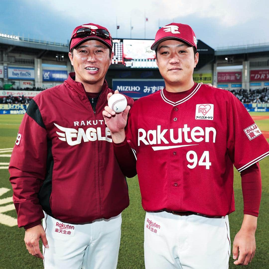 東北楽天ゴールデンイーグルスさんのインスタグラム写真 - (東北楽天ゴールデンイーグルスInstagram)「⚾️ ⚾️M 4-9 E⚾️ 3回途中から2番手で登板した石橋選手がプロ初勝利‼️ 打ってはウィーラー選手がホームラン2本💥💥 銀次選手が勝ち越し2点タイムリー✌🏼 そしてプロ初スタメンの辰己選手がプロ初ヒット🎉 #rakuteneagles #RESTART #日本一の東北へ #石橋良太 #辰己涼介」3月31日 19時09分 - rakuten_eagles