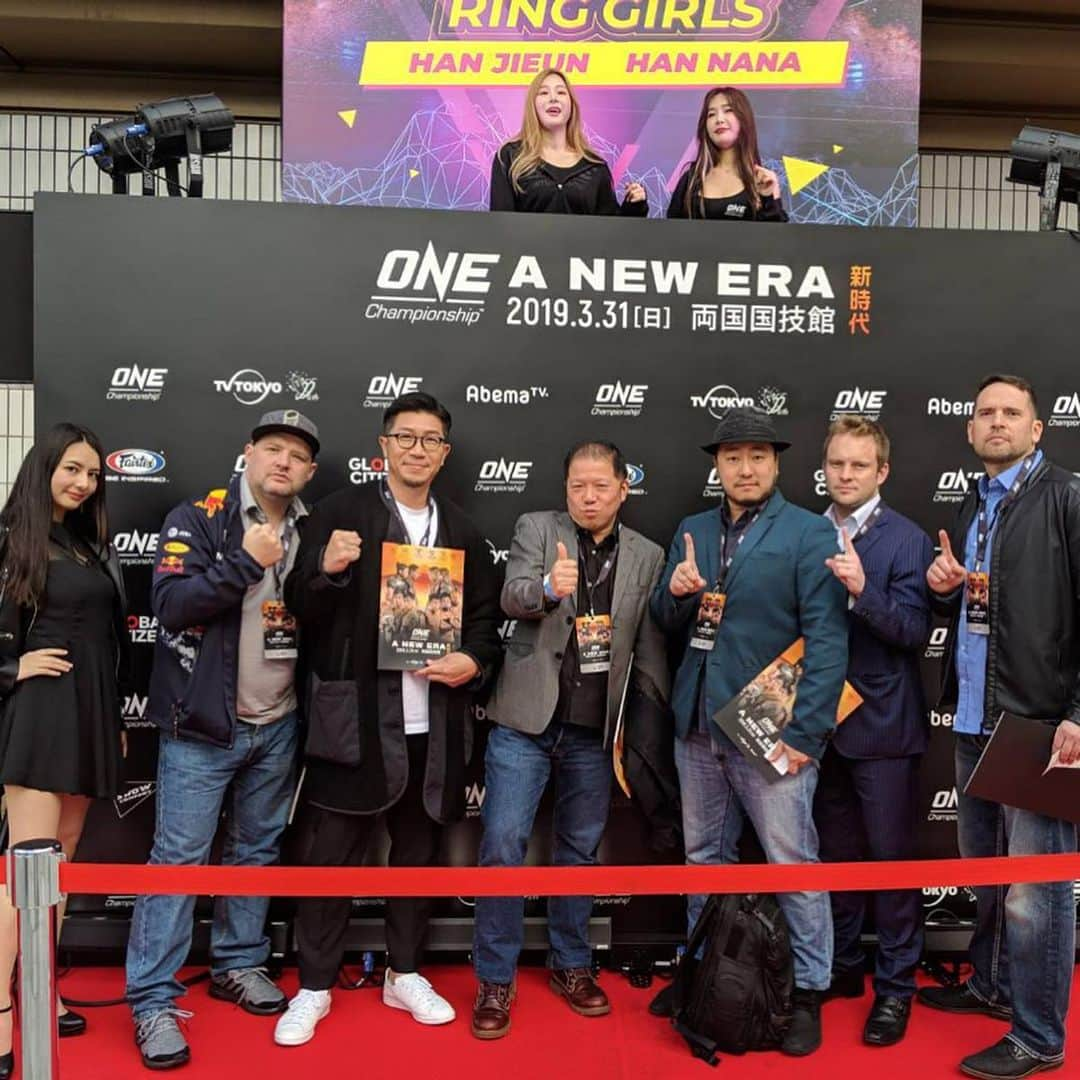 多村仁志さんのインスタグラム写真 - (多村仁志Instagram)「日本で初めての #ONEChampionship  ONE: A New Era in Tokyo, Japan.🇯🇵 最高に興奮❗️ Thank you very much for the invitation to the ONE Championship today.」4月1日 6時04分 - hit_tamu