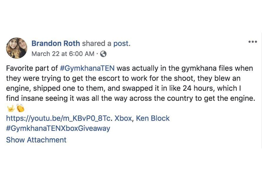 ケン・ブロックさんのインスタグラム写真 - (ケン・ブロックInstagram)「It was crazy hard to choose just five winners out of the thousands of entries we’ve received but we finally picked our winners (two on Facebook, three on Instagram) of the #GymkhanaTENXboxGiveaway. We’ll be reaching out to y’all shortly to get your addresses to get you your new custom #GymkhanaTEN @Xbox One X consoles in @DeathSpray designed livery. Congrats!」4月1日 4時55分 - kblock43