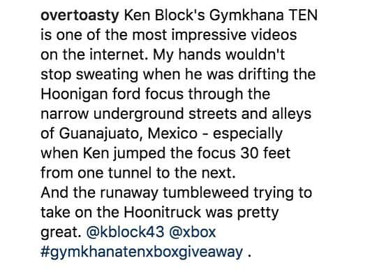 ケン・ブロックさんのインスタグラム写真 - (ケン・ブロックInstagram)「It was crazy hard to choose just five winners out of the thousands of entries we’ve received but we finally picked our winners (two on Facebook, three on Instagram) of the #GymkhanaTENXboxGiveaway. We’ll be reaching out to y’all shortly to get your addresses to get you your new custom #GymkhanaTEN @Xbox One X consoles in @DeathSpray designed livery. Congrats!」4月1日 4時55分 - kblock43