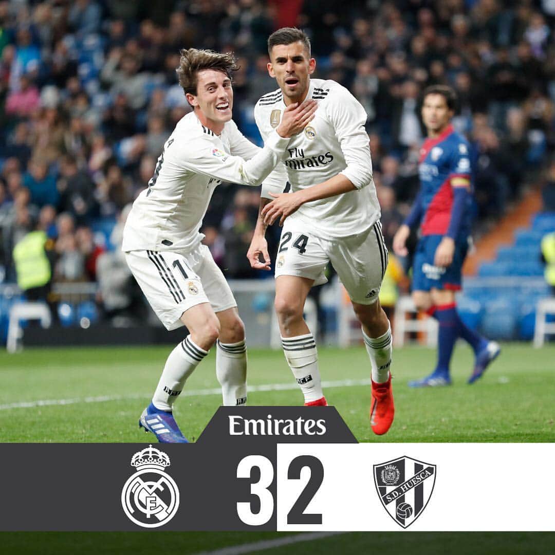 レアル・マドリードさんのインスタグラム写真 - (レアル・マドリードInstagram)「Real Madrid 3-2 Huesca ⚽ 3' Hernández ⚽ 25' @IscoAlarcon ⚽ 62' @DaniFuli10 ⚽ 74' Etxeita ⚽ 89' @KarimBenzema  #Emirates | #RMLiga」4月1日 5時39分 - realmadrid