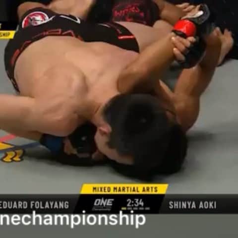 青木真也のインスタグラム：「チャンピオンに返り咲き。ありがとうございました。#onechampionship #shinyaaoki #evolvefightteam #evolvefightgear」