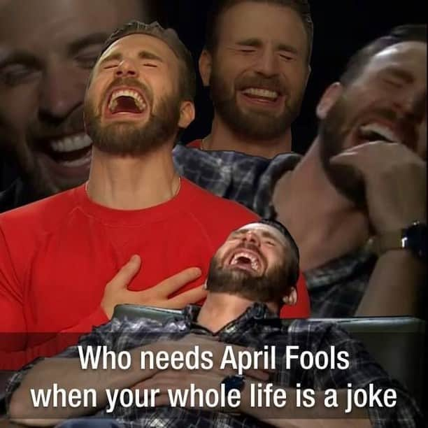 9GAGさんのインスタグラム写真 - (9GAGInstagram)「Who needs April fools when you're a fool the whole year?⠀ #aprilfools #chrisevans #9gag」4月1日 6時00分 - 9gag