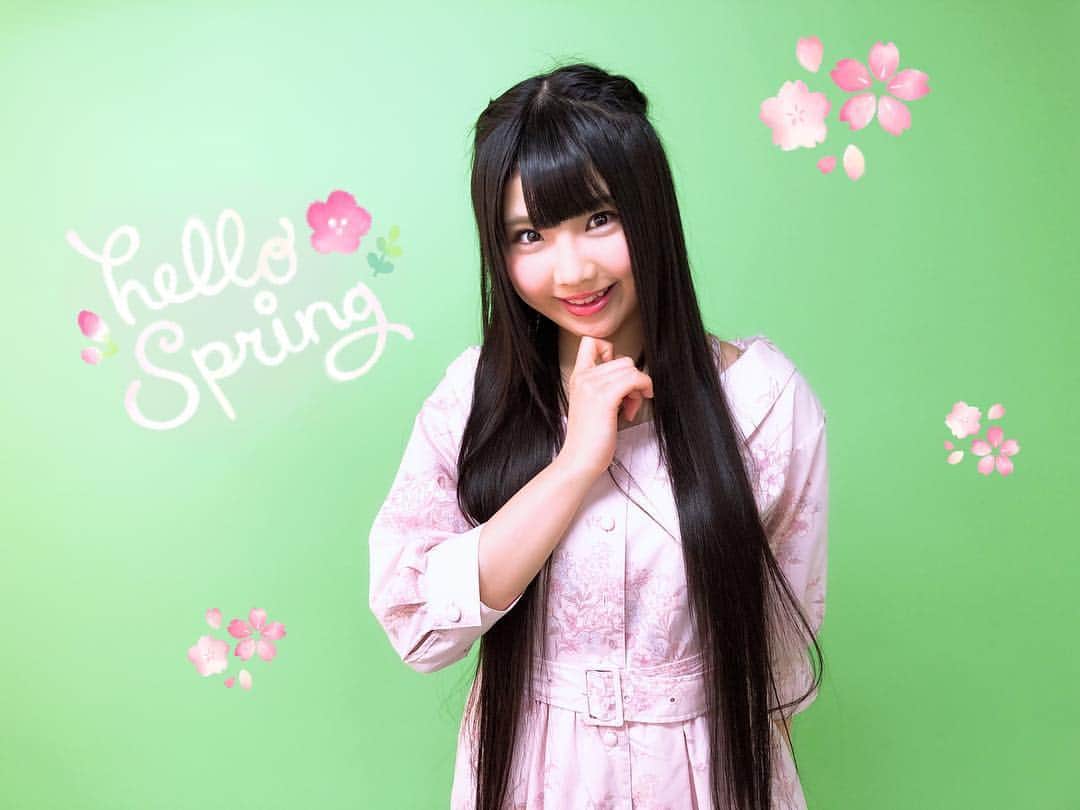 のインスタグラム：「🌸お花見に行きたいなぁ🌸  #お花見 #桜 #ピンク #春 #ske48」