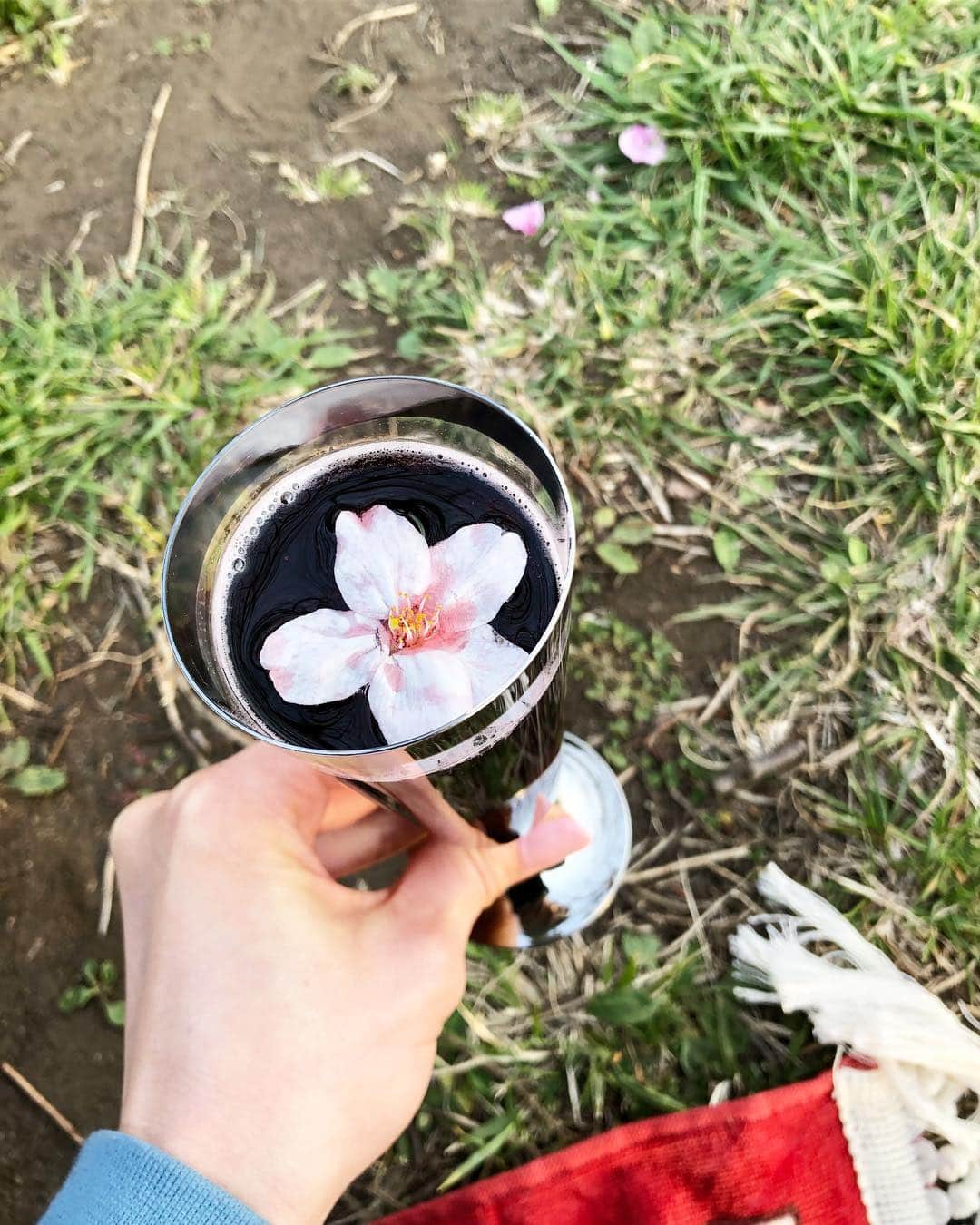 熊澤枝里子さんのインスタグラム写真 - (熊澤枝里子Instagram)「お花見🌸 楽しい時間🌸✨🍡 ・ ・ ・ #cherryblossom  #桜 #japan  花粉は辛くとも美しい桜を眺められるひとときが本当に好きだ🌸✨」3月31日 22時38分 - kumazawa_eriko