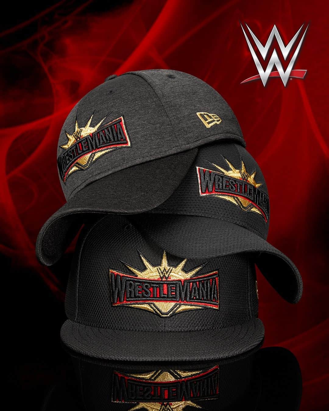 ニューエラ・キャップのインスタグラム：「One week until @WWE Wrestlemania 35. Get the cap at neweracap.com」